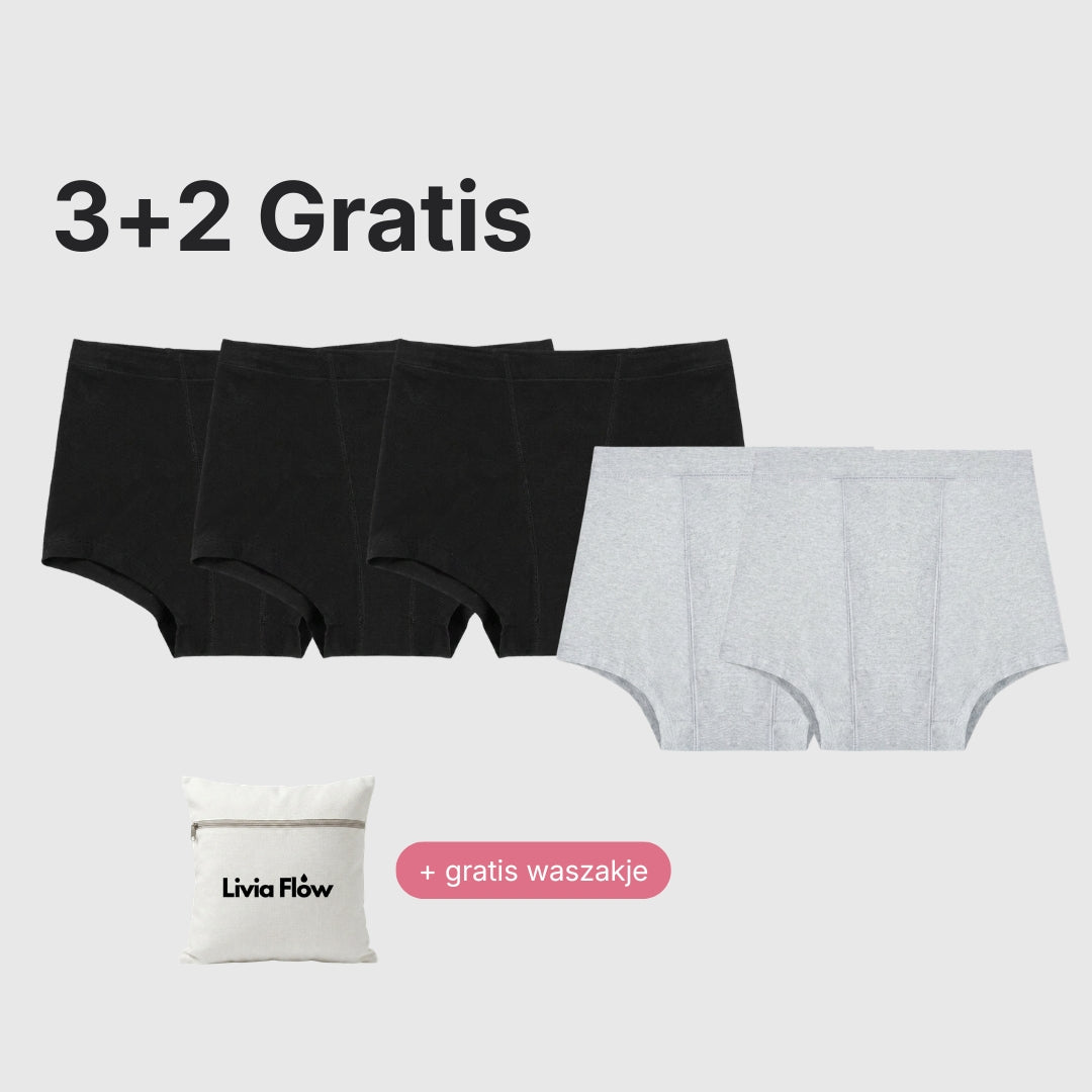 Livia & Juul's - Katoenen Lekvrije Boyshort (3+2 Gratis)