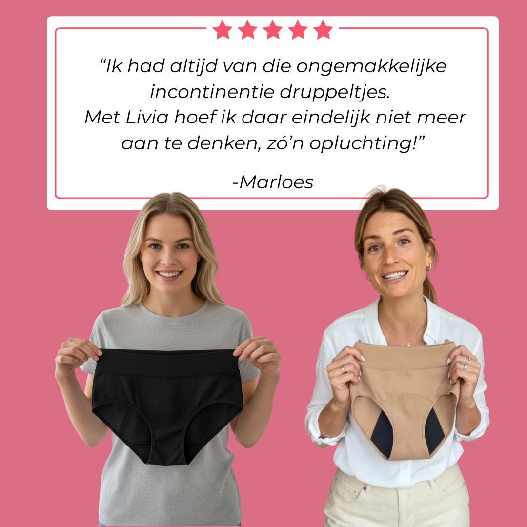 Julie - Naadloze High Waist Lekvrije Slip