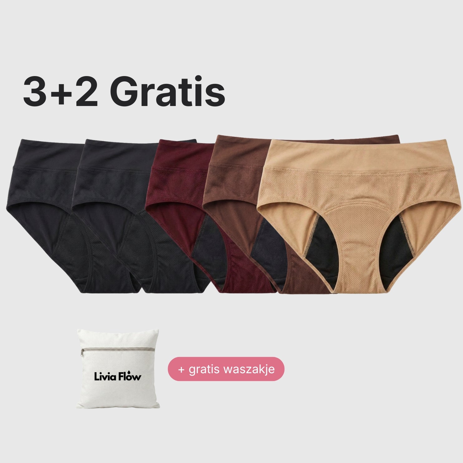 Livia & Juul's - Lekvrij Ondergoed (3+2 Gratis)