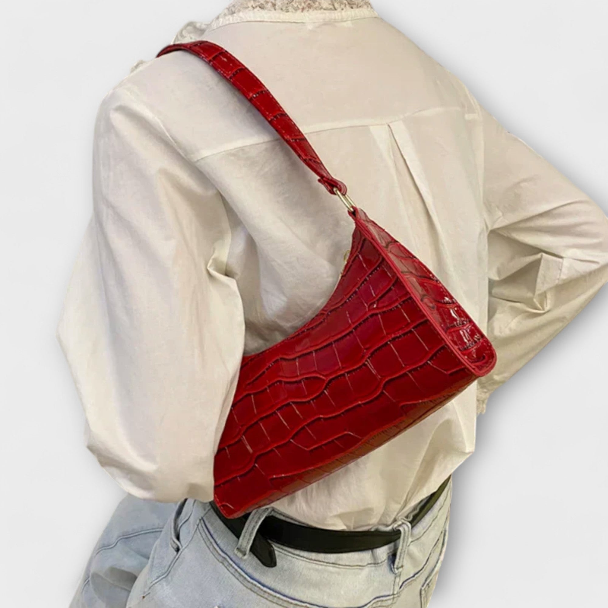 Olivia - Shiny Leather Bag