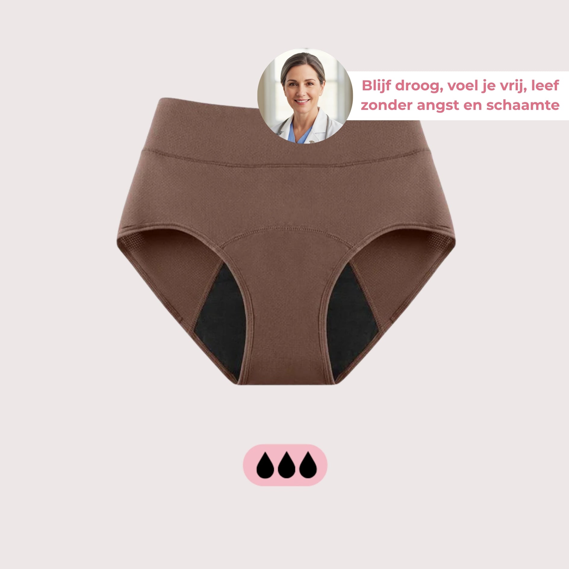 Livia - Hoge Full Brief Lekvrije Slip