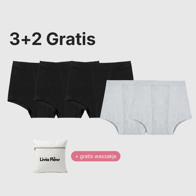 Livia & Juul's - Katoenen Lekvrije Boyshort (3+2 Gratis)