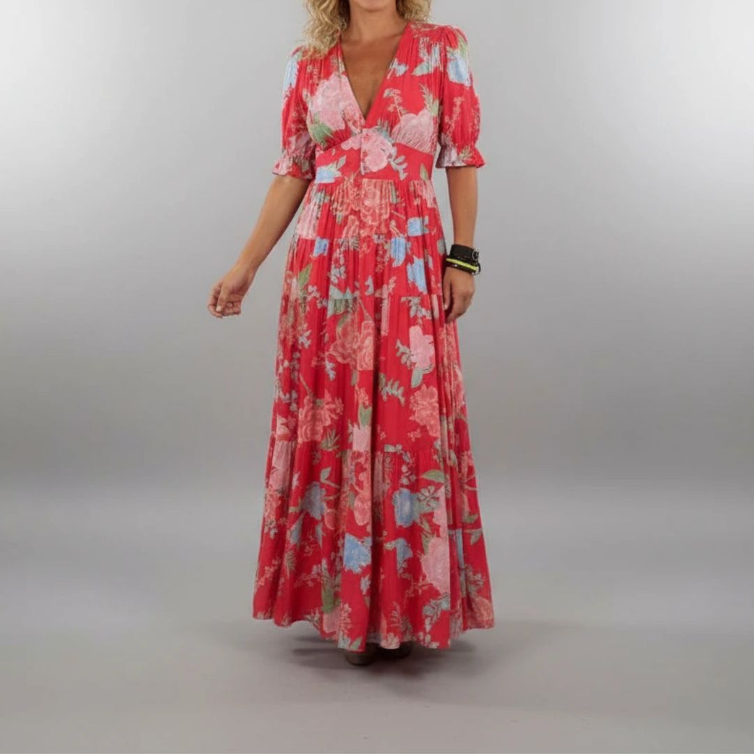 Floriana - Vibrant Floral Dress