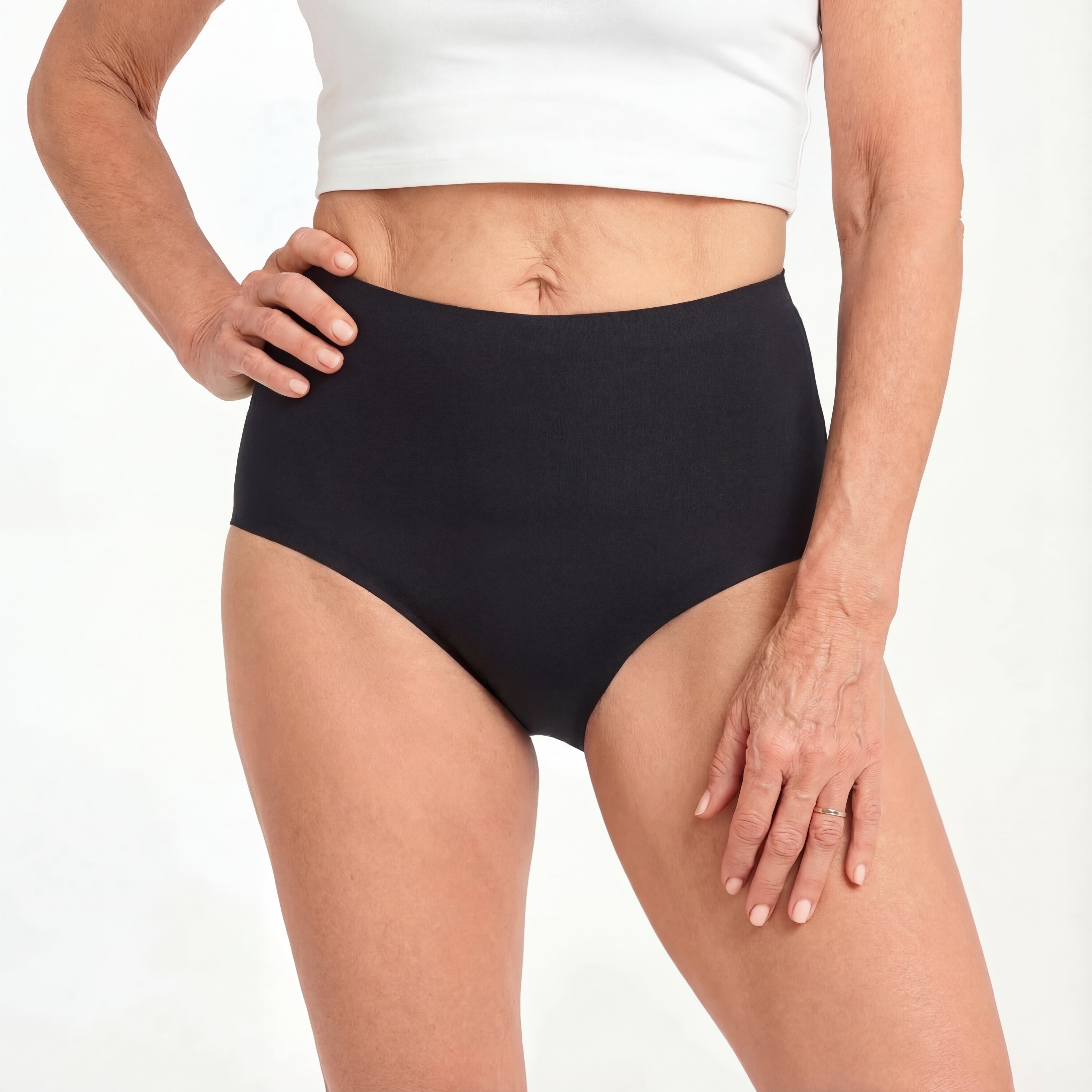 Julie - Naadloze High Waist Lekvrije Slip